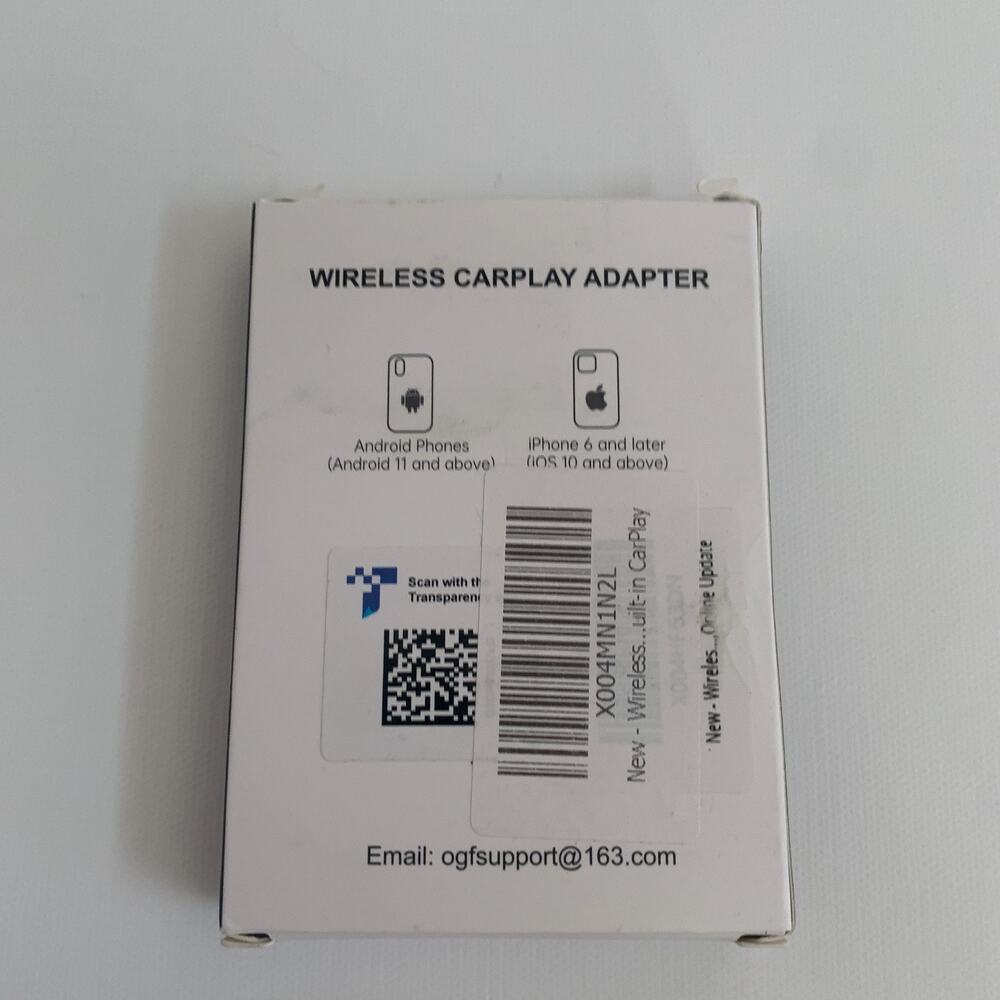 OGF High Speed Connection Wireless CarPlay Adapte Android 11+ And iPhone iOS 10+ - Picture 10 of 11